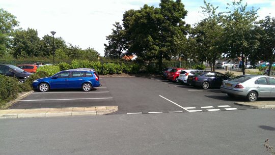 Free parking to local NHS staff and volunteers