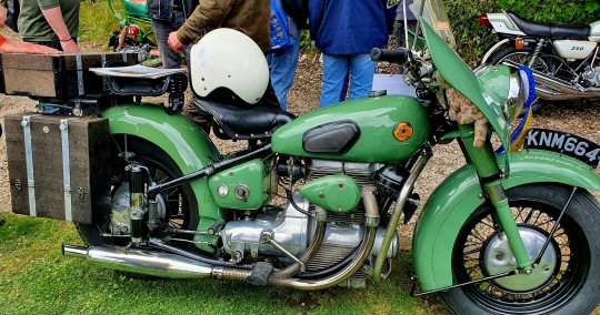 Classic Motorcycle Day at Crich Tramway Village