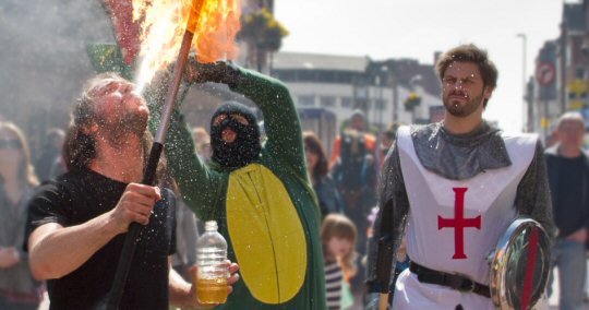 Dancers, dragons, and knights are taking to the streets across Derby this April!