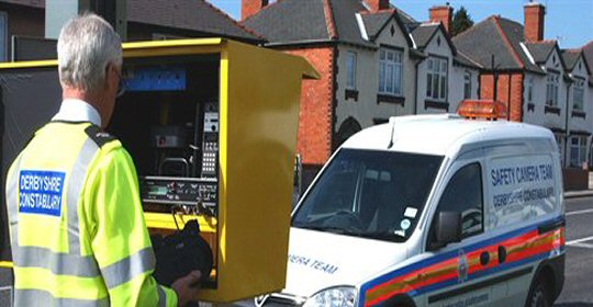 Mobile speed camera locations in Derbyshire through May