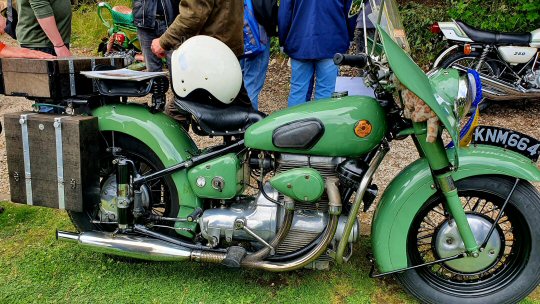 Classic Motorcycle Day at Crich Tramway Village