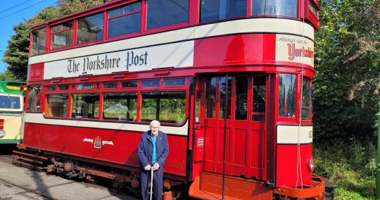 Emotional Visit to Crich Tramway Village by Former Tram Conductor