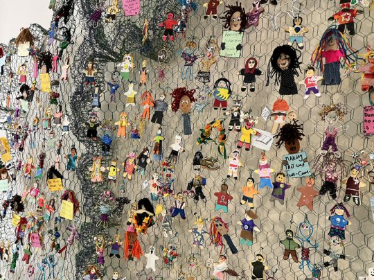 Artwork created by hundreds of people goes on permanent display