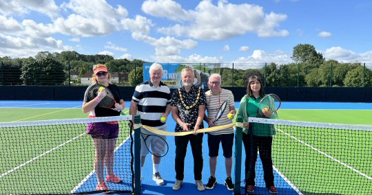 Alfreton Welfare Recreation Ground tennis courts reopen after renovation