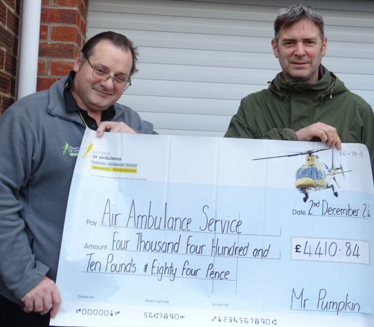 A Huge Smashing Pumpkin Total For Local Air Ambulance From Mr Pumpkin 2024