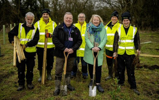 Tree Planting Underway To Create Derbyshire's Heartwood Community Forest