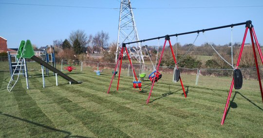 Upgraded play areas in Amber Valley near completion